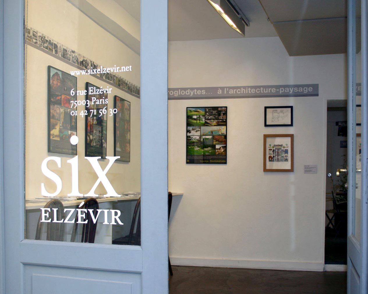 expo à la galerie Six Elzévir, novembre 2016