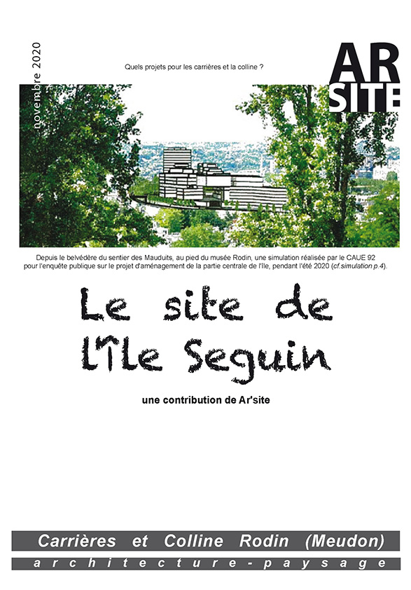 Le site de l'île Seguin, novembre 2020