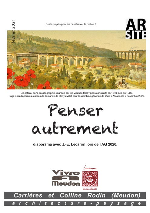 Penser autrement, AG Vivre à Meudon, février 2021